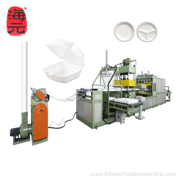 Disposable PS Foam Plastic Fast Food Box machine